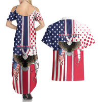 Personalized Polish American Heritage Month Couples Matching Summer Maxi Dress and Hawaiian Shirt Unique Style - Wonder Print Shop
