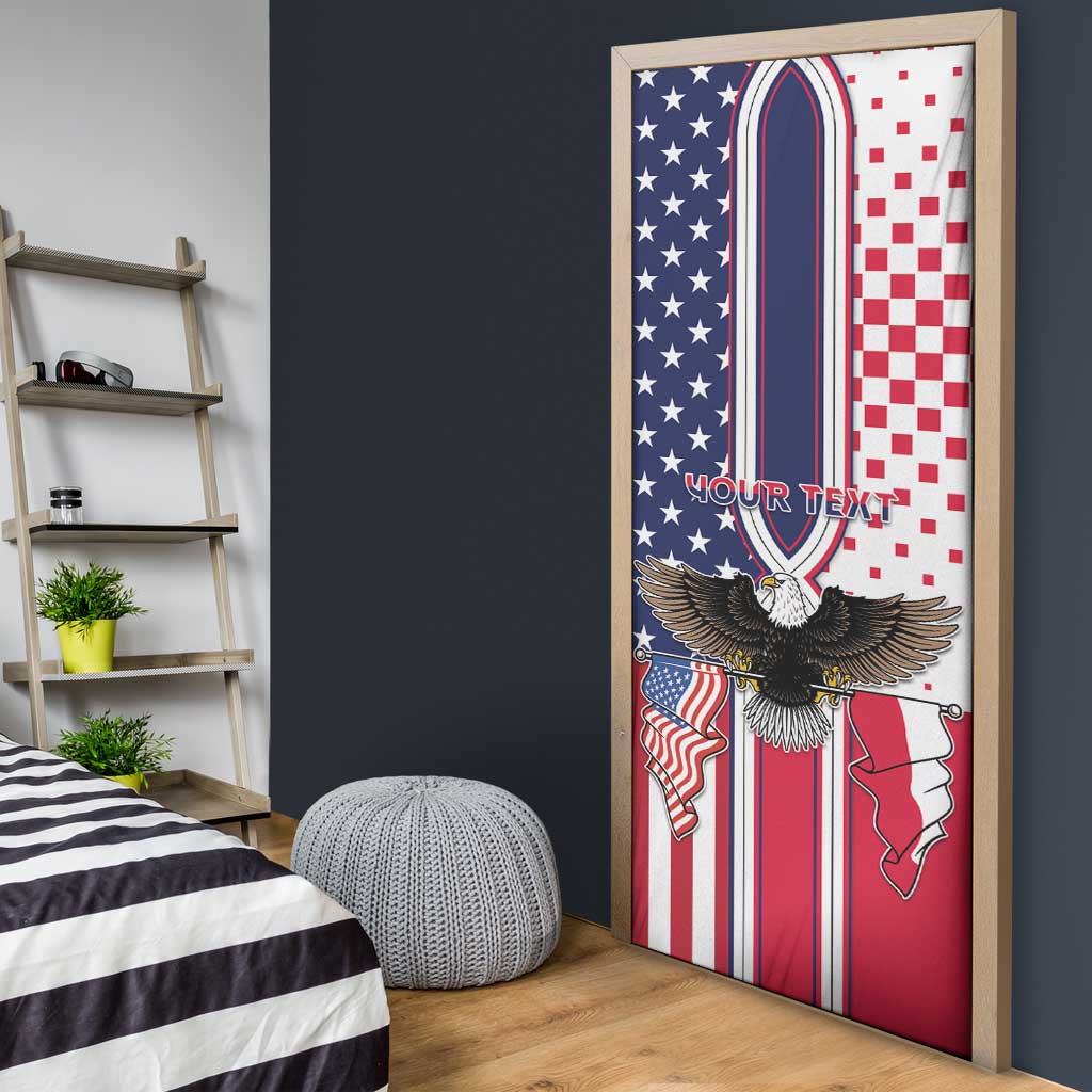 Personalized Polish American Heritage Month Door Cover Unique Style - Wonder Print Shop