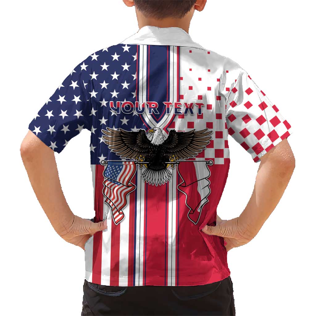Personalized Polish American Heritage Month Family Matching Long Sleeve Bodycon Dress and Hawaiian Shirt Unique Style - Wonder Print Shop