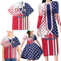 Personalized Polish American Heritage Month Family Matching Long Sleeve Bodycon Dress and Hawaiian Shirt Unique Style - Wonder Print Shop