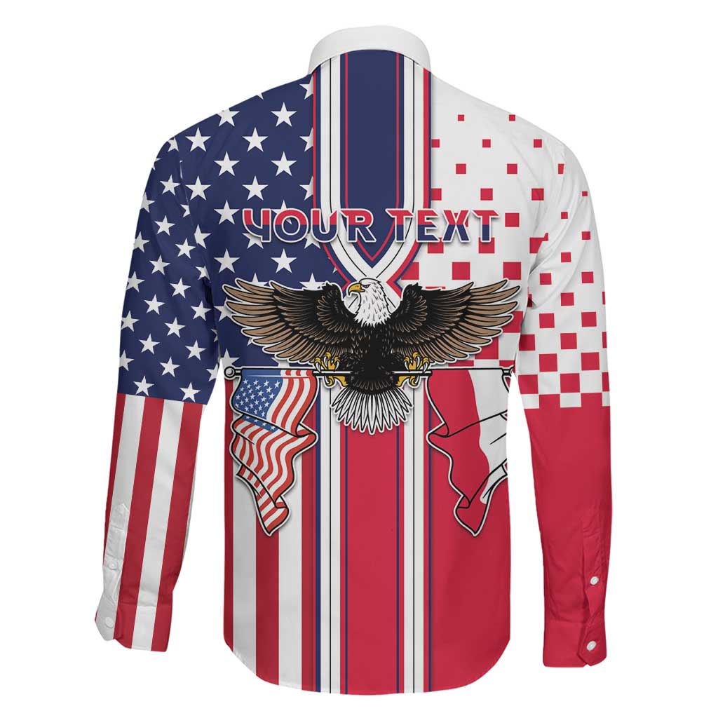 Personalized Polish American Heritage Month Family Matching Long Sleeve Bodycon Dress and Hawaiian Shirt Unique Style - Wonder Print Shop