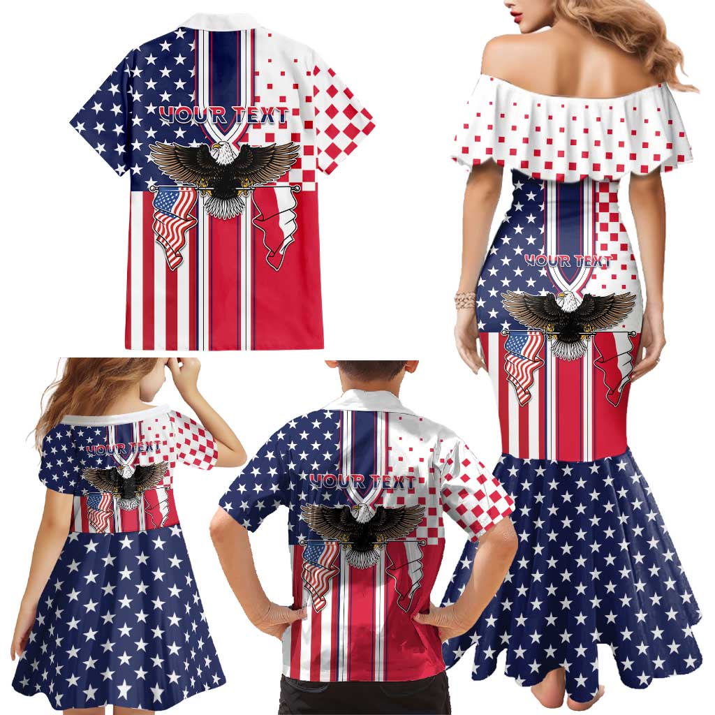 Personalized Polish American Heritage Month Family Matching Mermaid Dress and Hawaiian Shirt Unique Style - Wonder Print Shop