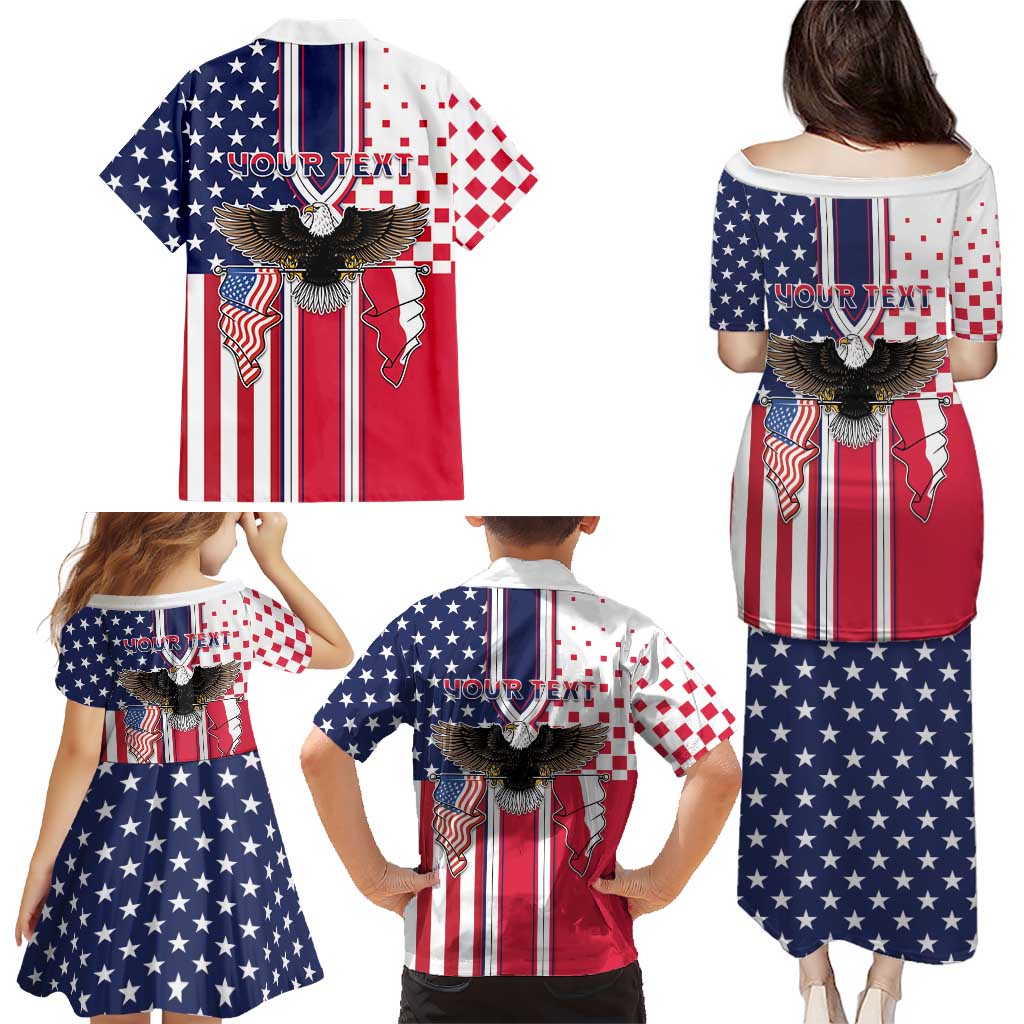 Personalized Polish American Heritage Month Family Matching Puletasi and Hawaiian Shirt Unique Style - Wonder Print Shop