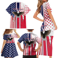 Personalized Polish American Heritage Month Family Matching Short Sleeve Bodycon Dress and Hawaiian Shirt Unique Style - Wonder Print Shop