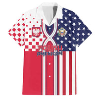 Personalized Polish American Heritage Month Family Matching Short Sleeve Bodycon Dress and Hawaiian Shirt Unique Style - Wonder Print Shop