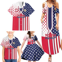 Personalized Polish American Heritage Month Family Matching Summer Maxi Dress and Hawaiian Shirt Unique Style - Wonder Print Shop