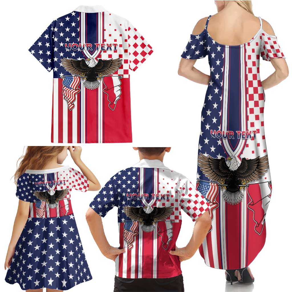 Personalized Polish American Heritage Month Family Matching Summer Maxi Dress and Hawaiian Shirt Unique Style - Wonder Print Shop