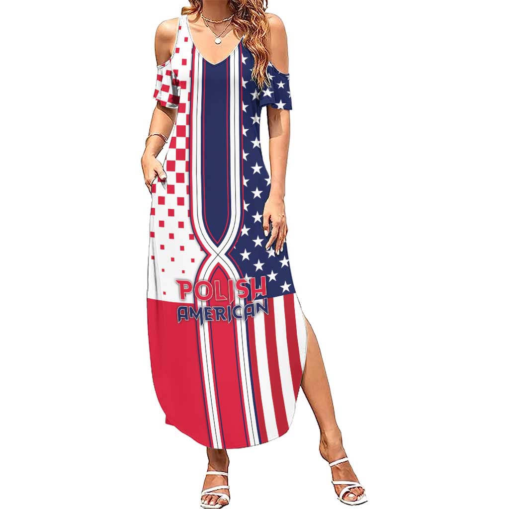 Personalized Polish American Heritage Month Family Matching Summer Maxi Dress and Hawaiian Shirt Unique Style - Wonder Print Shop