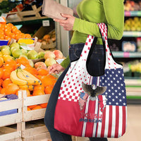 Polish American Heritage Month Grocery Bag Unique Style - Wonder Print Shop