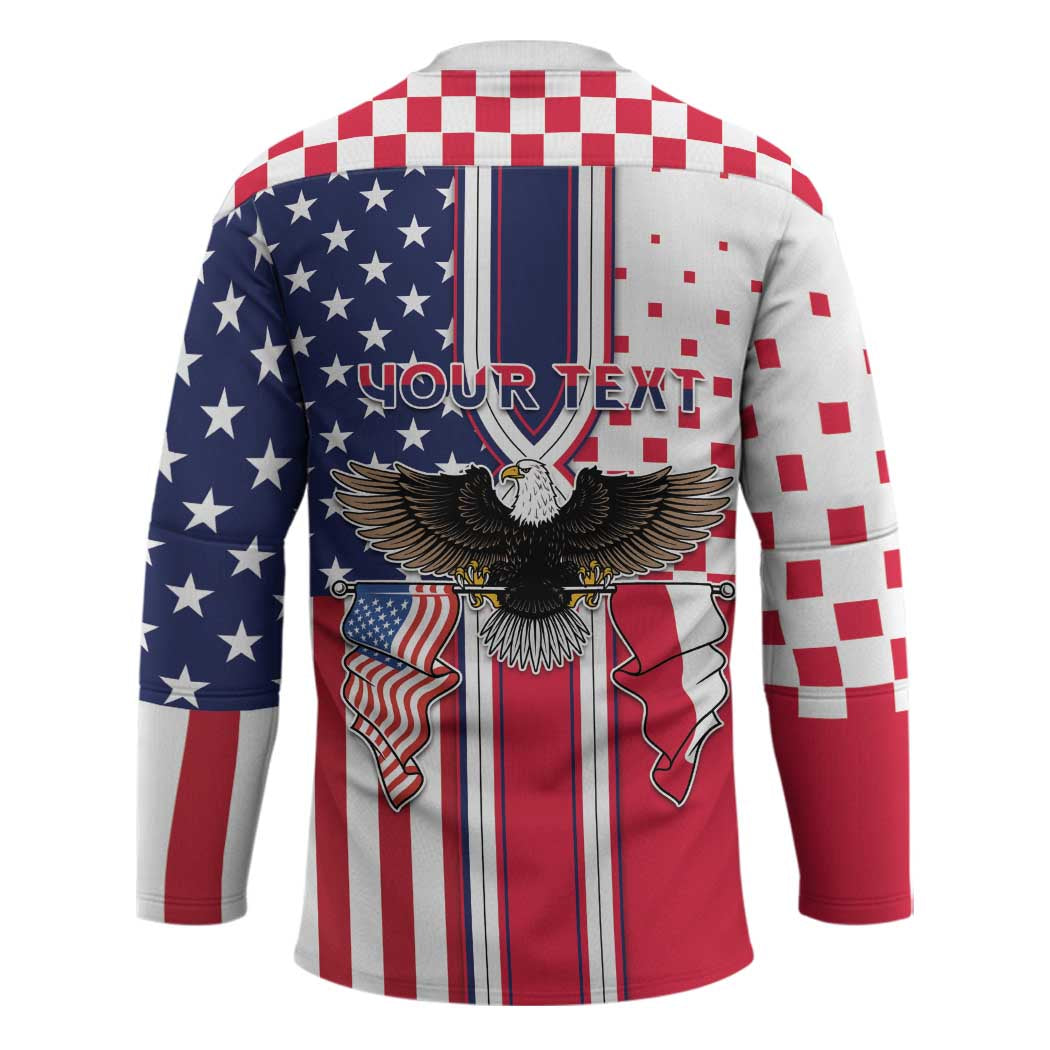 Personalized Polish American Heritage Month Hockey Jersey Unique Style - Wonder Print Shop