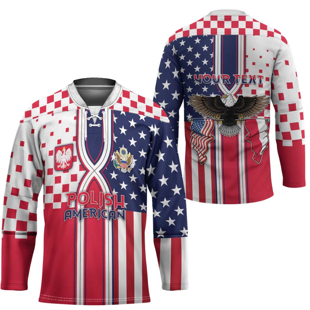 Personalized Polish American Heritage Month Hockey Jersey Unique Style - Wonder Print Shop