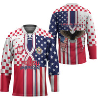 Personalized Polish American Heritage Month Hockey Jersey Unique Style - Wonder Print Shop