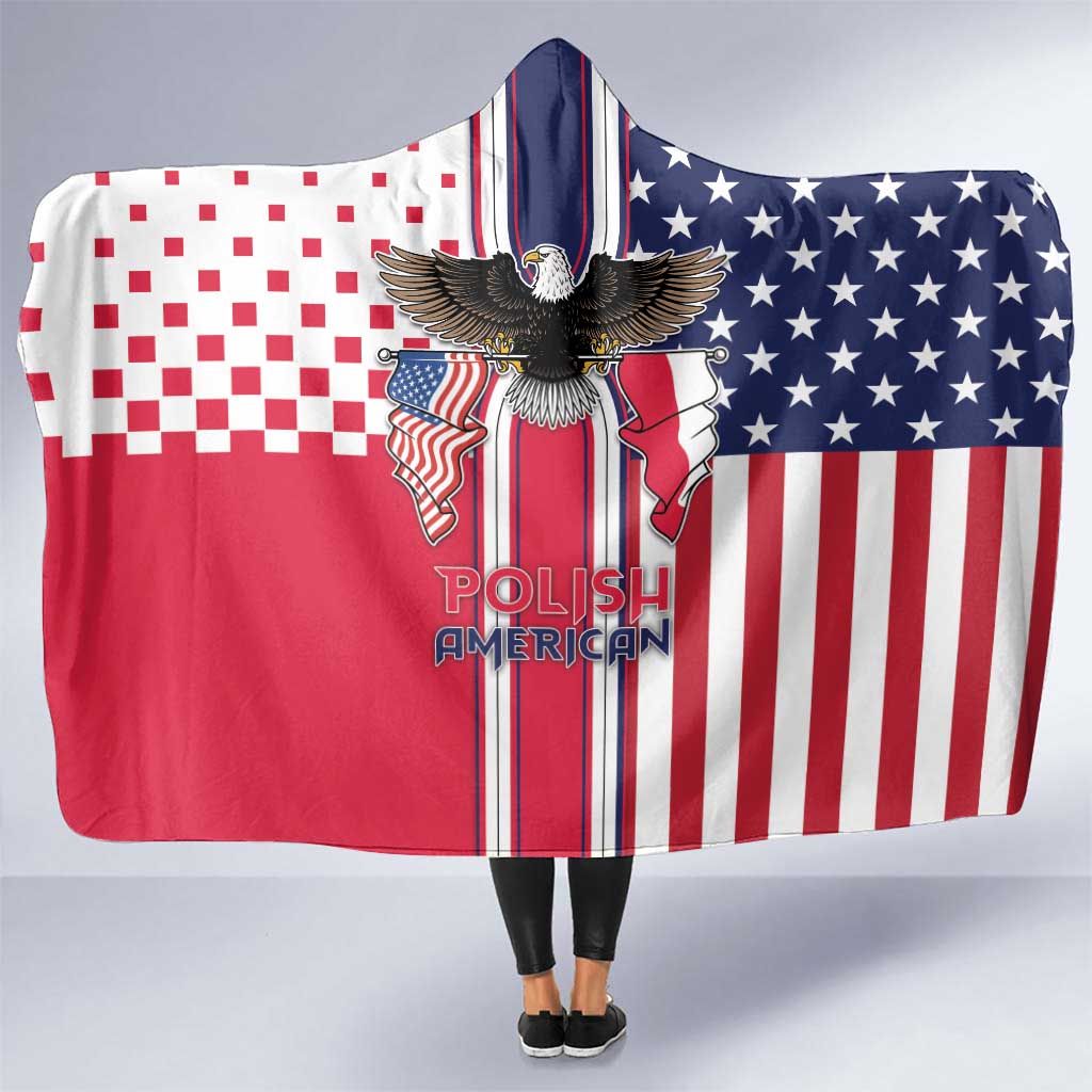 Polish American Heritage Month Hooded Blanket Unique Style - Wonder Print Shop