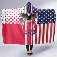 Polish American Heritage Month Hooded Blanket Unique Style - Wonder Print Shop