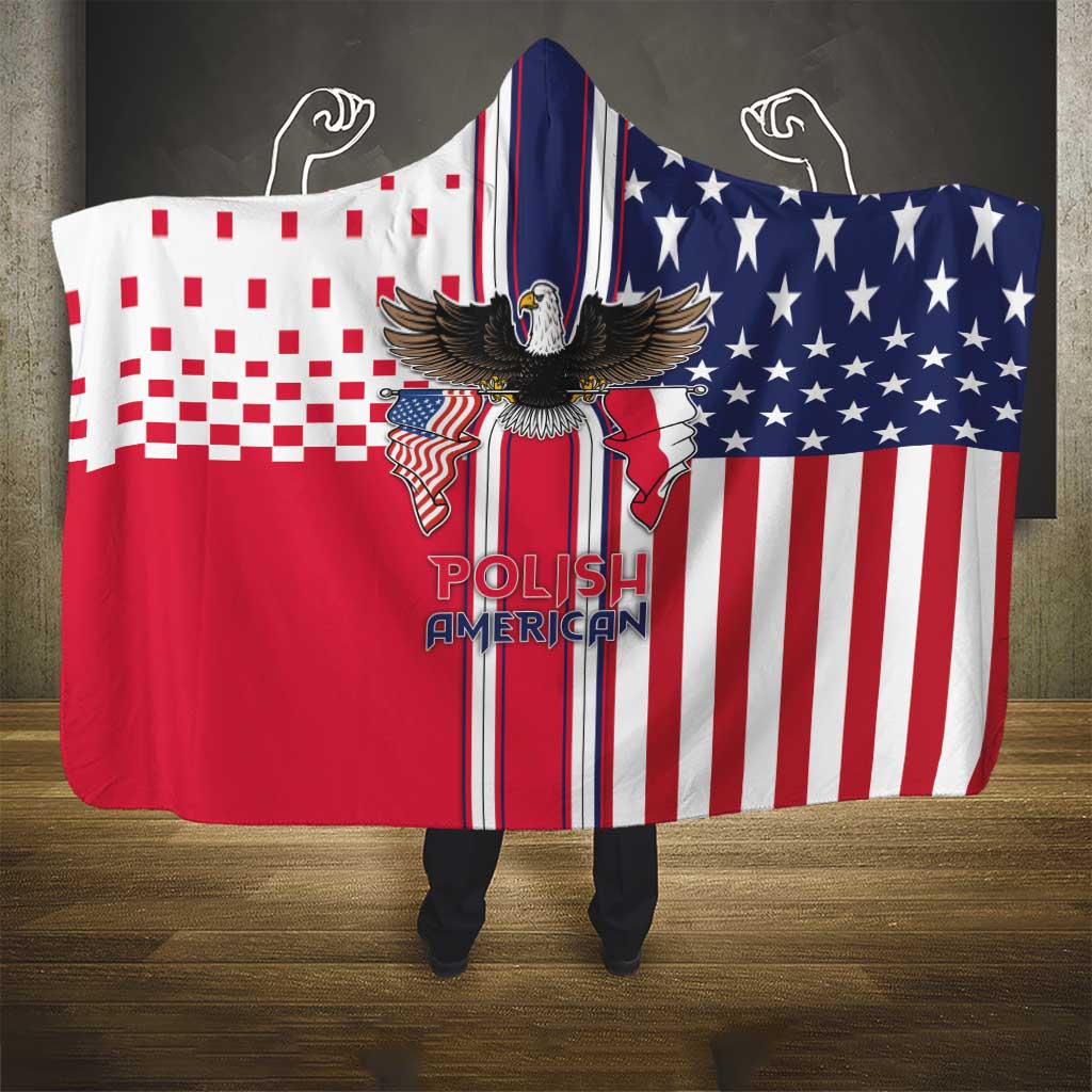 Polish American Heritage Month Hooded Blanket Unique Style - Wonder Print Shop