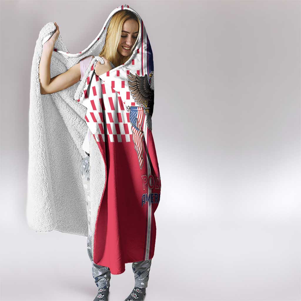 Polish American Heritage Month Hooded Blanket Unique Style - Wonder Print Shop