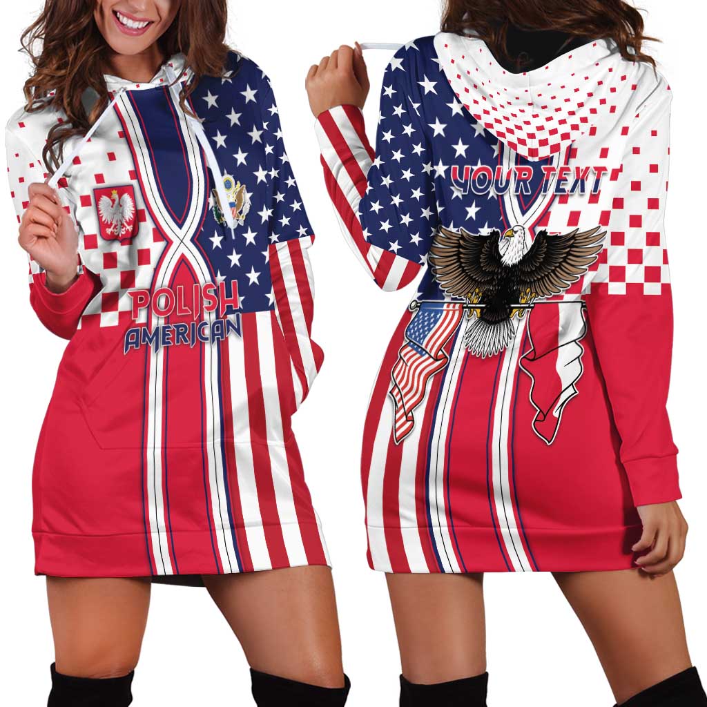 Personalized Polish American Heritage Month Hoodie Dress Unique Style - Wonder Print Shop
