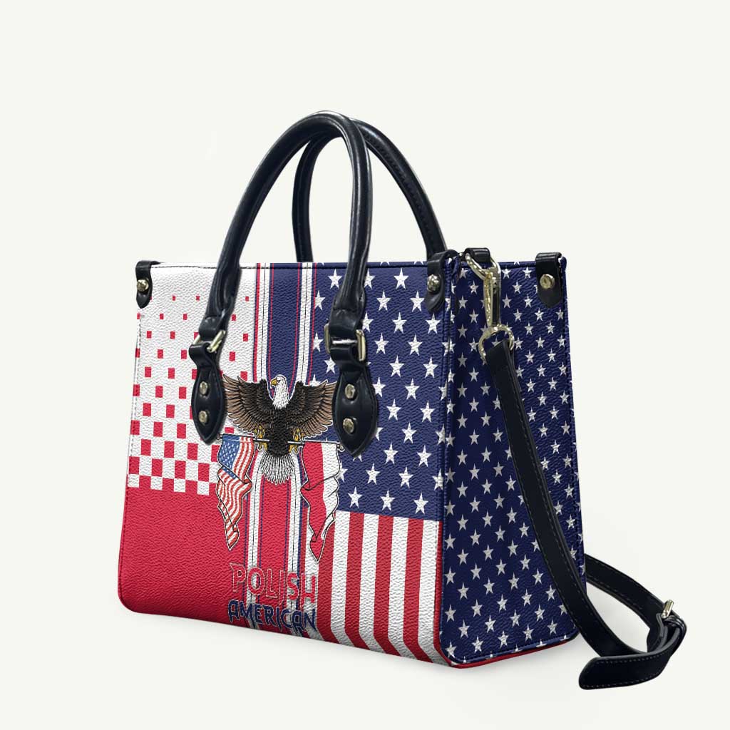 Polish American Heritage Month Leather Bag Unique Style - Wonder Print Shop