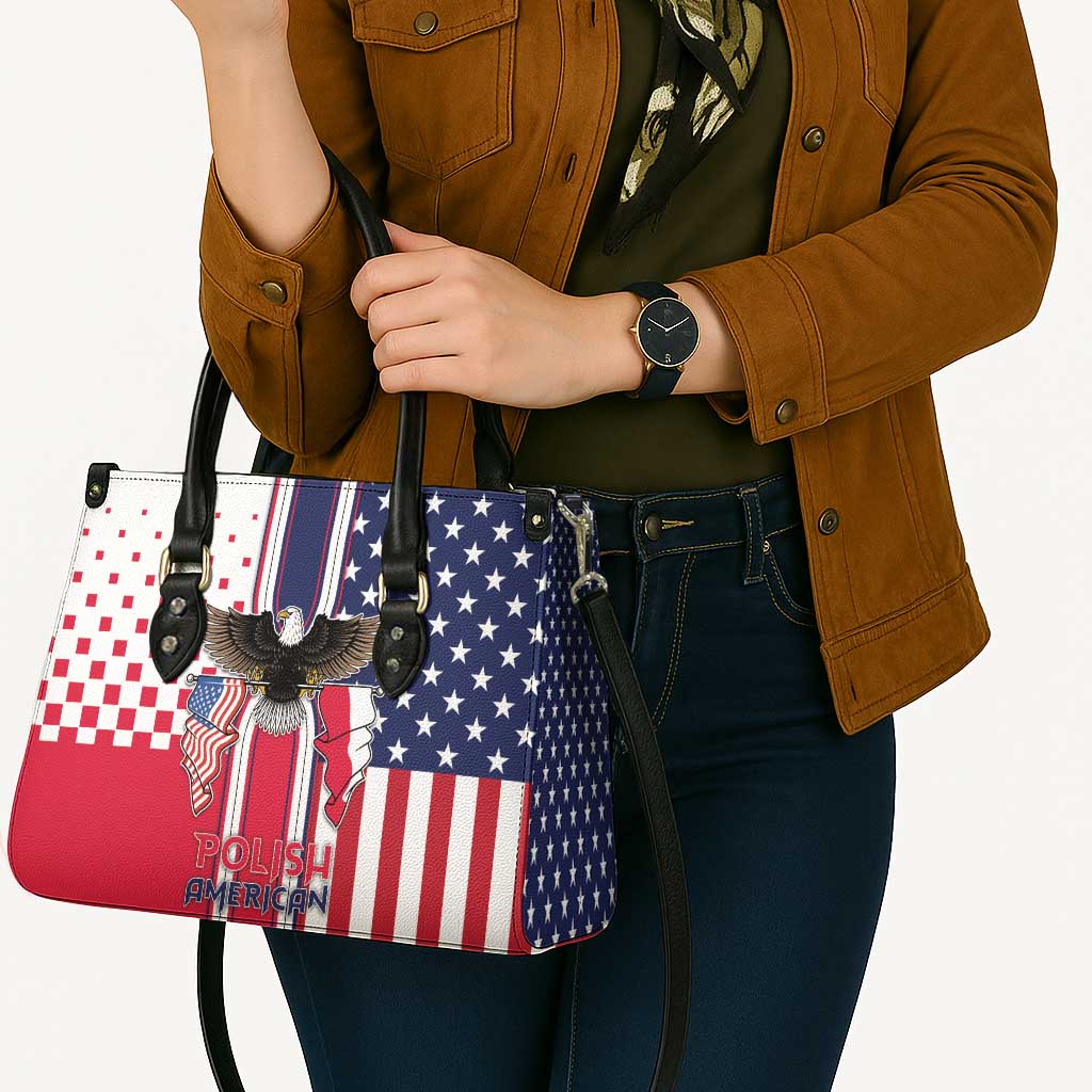 Polish American Heritage Month Leather Bag Unique Style - Wonder Print Shop
