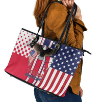 Polish American Heritage Month Leather Tote Bag Unique Style - Wonder Print Shop