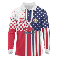 Personalized Polish American Heritage Month Long Sleeve Polo Shirt Unique Style - Wonder Print Shop