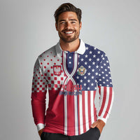 Personalized Polish American Heritage Month Long Sleeve Polo Shirt Unique Style - Wonder Print Shop