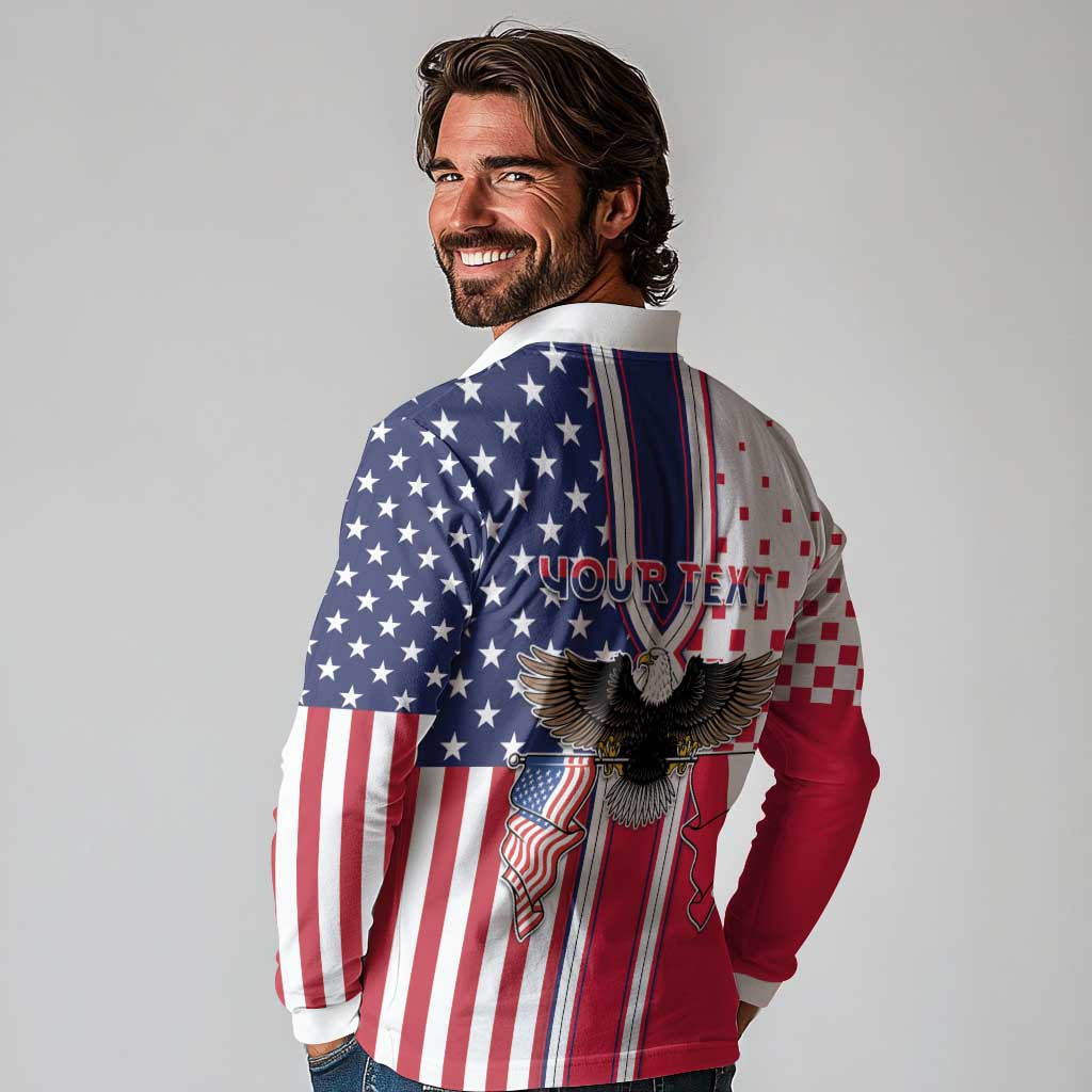 Personalized Polish American Heritage Month Long Sleeve Polo Shirt Unique Style - Wonder Print Shop