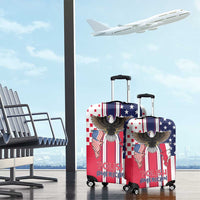 Polish American Heritage Month Luggage Cover Unique Style - Wonder Print Shop