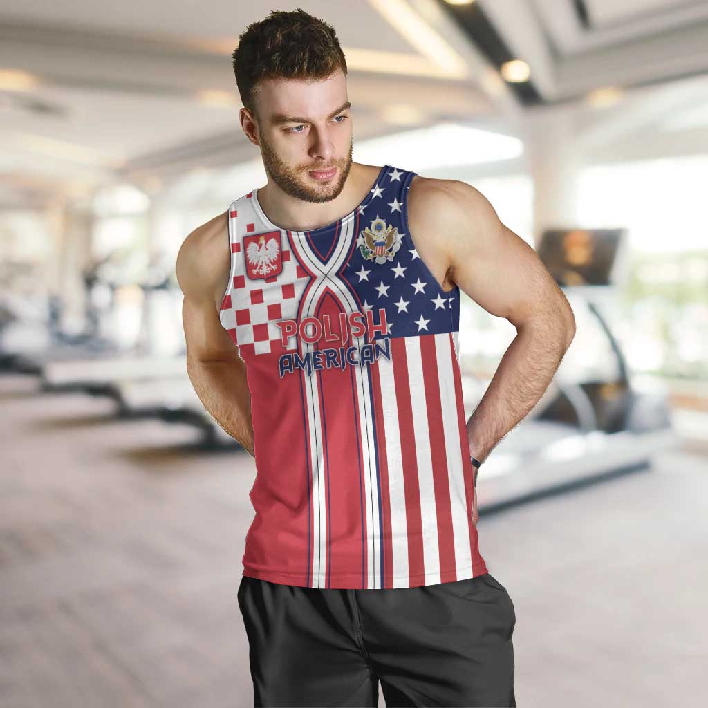 Personalized Polish American Heritage Month Men Tank Top Unique Style - Wonder Print Shop