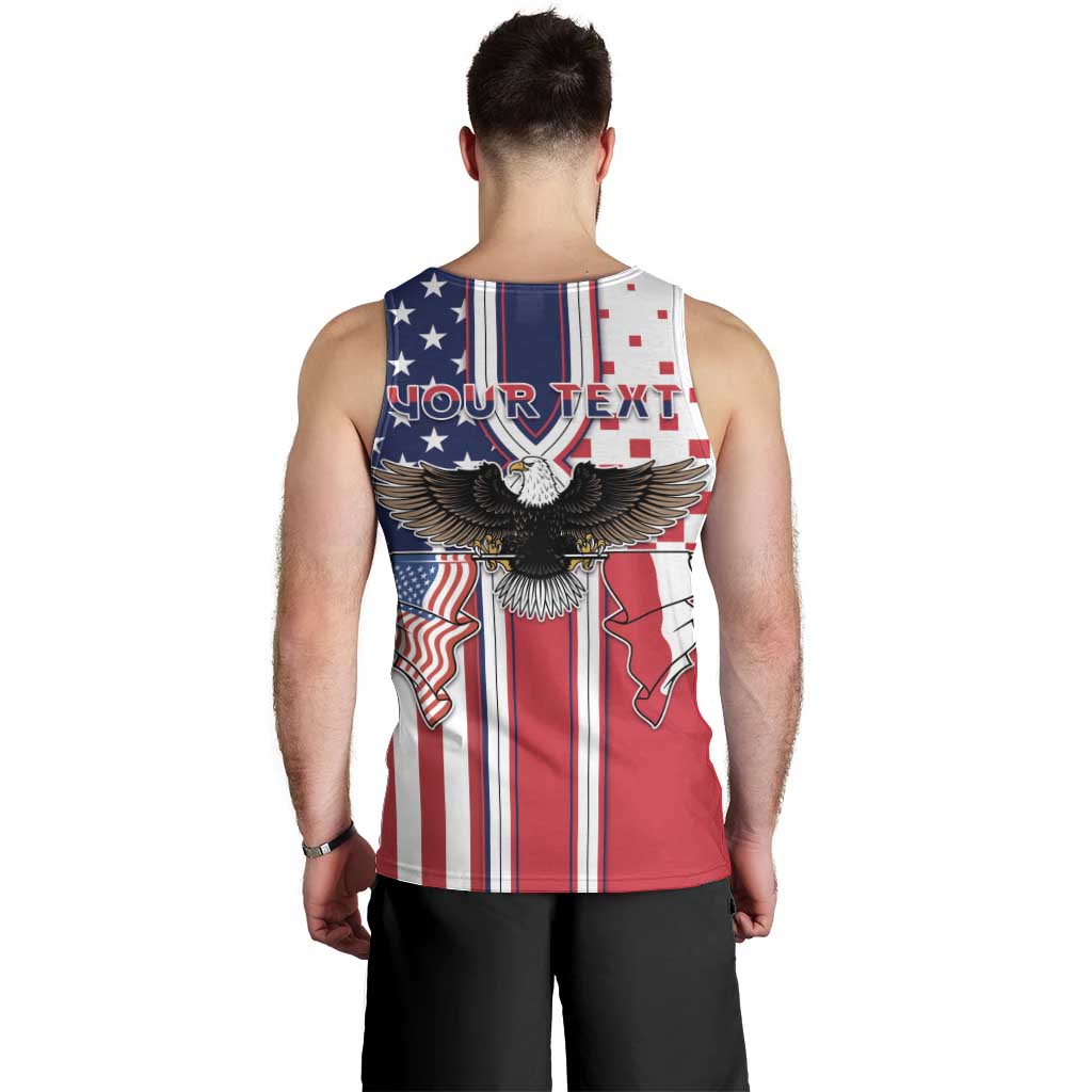 Personalized Polish American Heritage Month Men Tank Top Unique Style - Wonder Print Shop