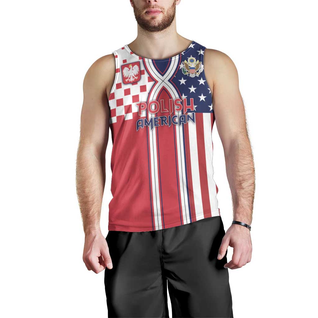 Personalized Polish American Heritage Month Men Tank Top Unique Style - Wonder Print Shop