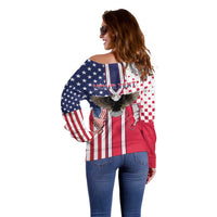 Personalized Polish American Heritage Month Off Shoulder Sweater Unique Style - Wonder Print Shop