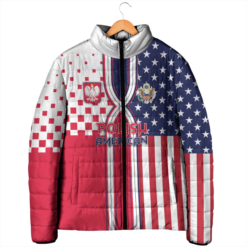 Personalized Polish American Heritage Month Padded Jacket Unique Style - Wonder Print Shop