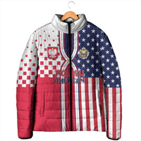 Personalized Polish American Heritage Month Padded Jacket Unique Style - Wonder Print Shop