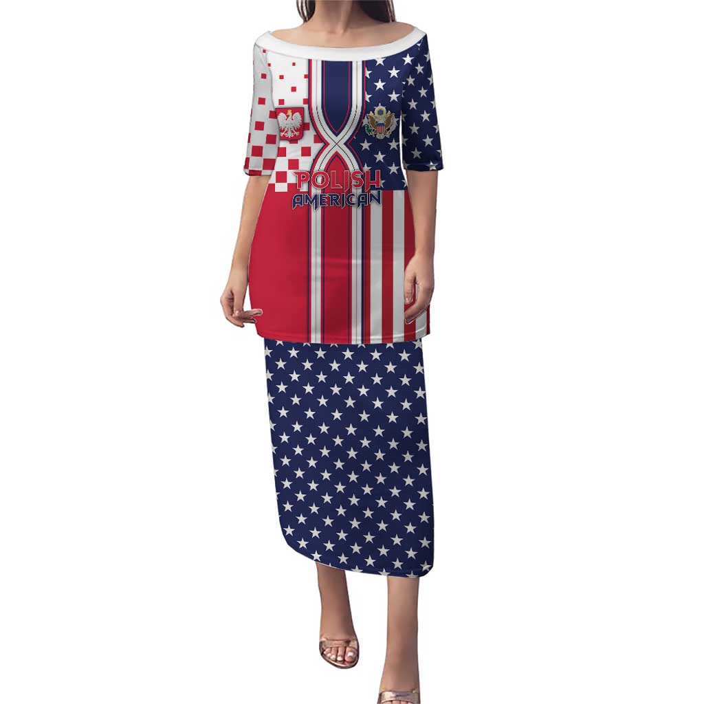 Personalized Polish American Heritage Month Puletasi Unique Style - Wonder Print Shop
