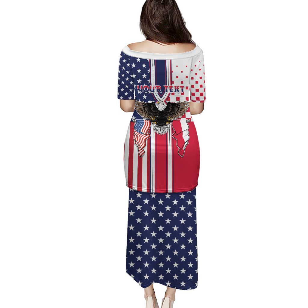 Personalized Polish American Heritage Month Puletasi Unique Style - Wonder Print Shop