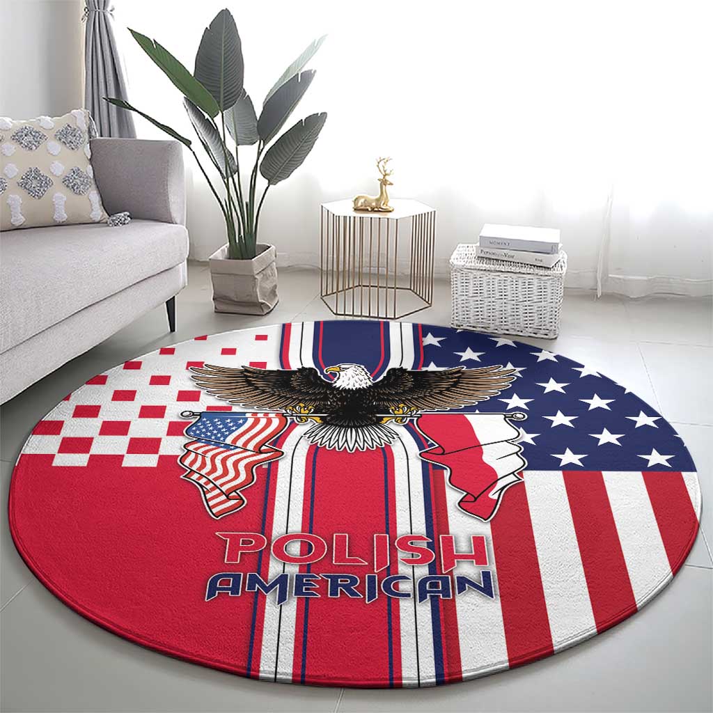 Polish American Heritage Month Round Carpet Unique Style - Wonder Print Shop