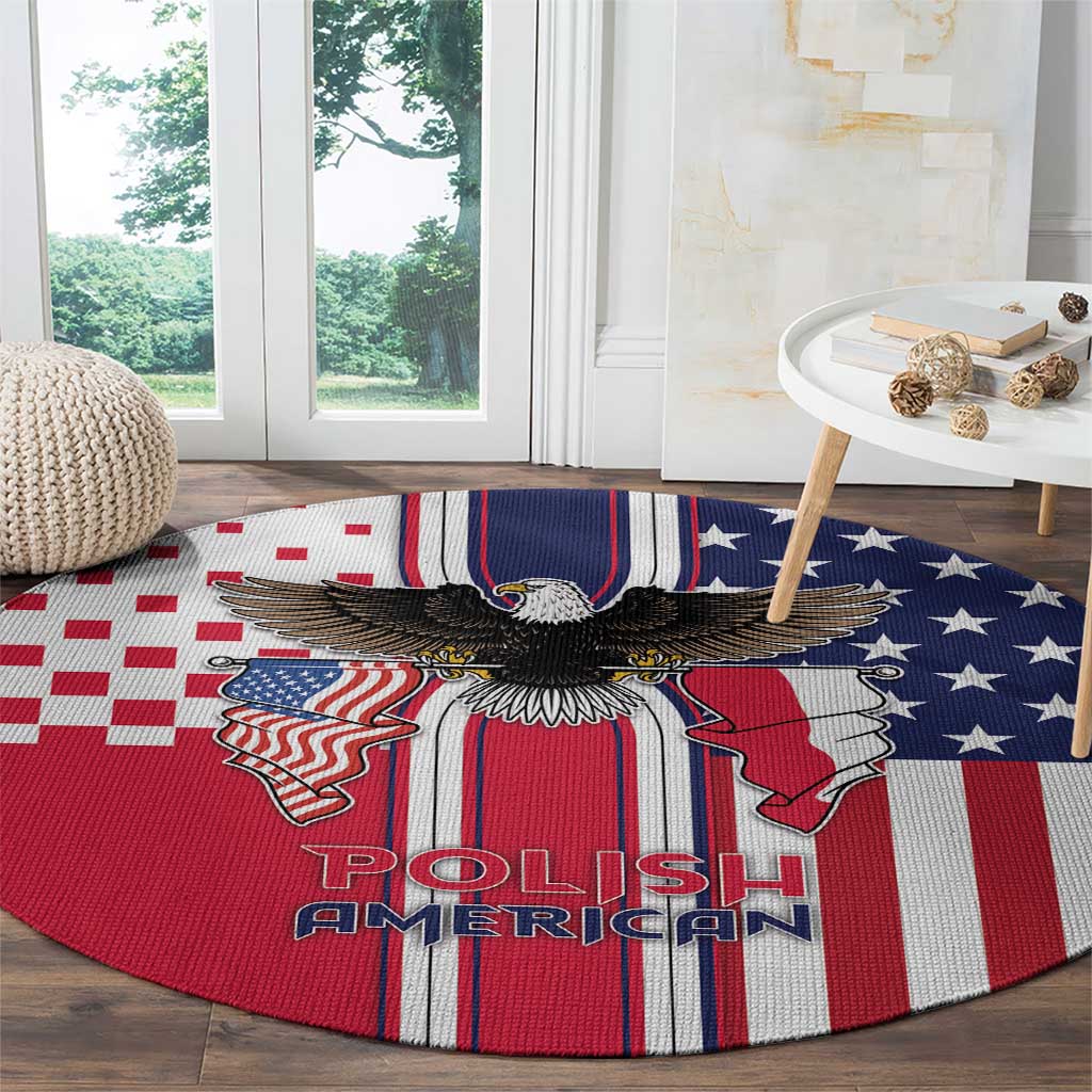 Polish American Heritage Month Round Carpet Unique Style - Wonder Print Shop