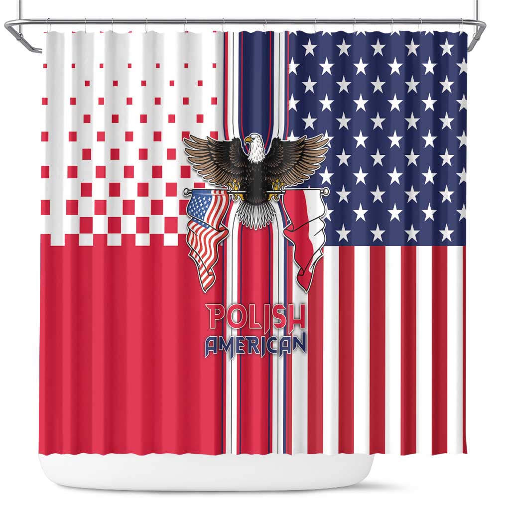 Polish American Heritage Month Shower Curtain Unique Style - Wonder Print Shop