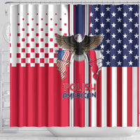 Polish American Heritage Month Shower Curtain Unique Style - Wonder Print Shop