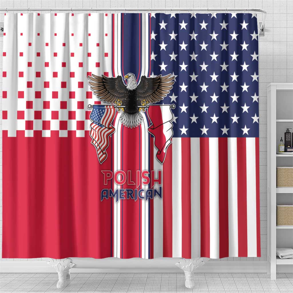 Polish American Heritage Month Shower Curtain Unique Style - Wonder Print Shop