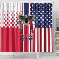 Polish American Heritage Month Shower Curtain Unique Style - Wonder Print Shop