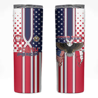 Personalized Polish American Heritage Month Skinny Tumbler Unique Style - Wonder Print Shop