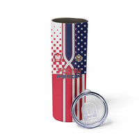 Personalized Polish American Heritage Month Skinny Tumbler Unique Style - Wonder Print Shop