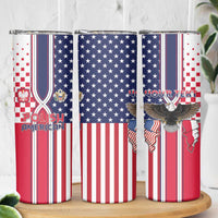 Personalized Polish American Heritage Month Skinny Tumbler Unique Style - Wonder Print Shop