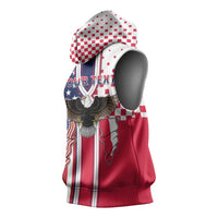 Personalized Polish American Heritage Month Sleeveless Hoodie Unique Style - Wonder Print Shop