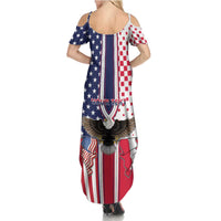 Personalized Polish American Heritage Month Summer Maxi Dress Unique Style - Wonder Print Shop
