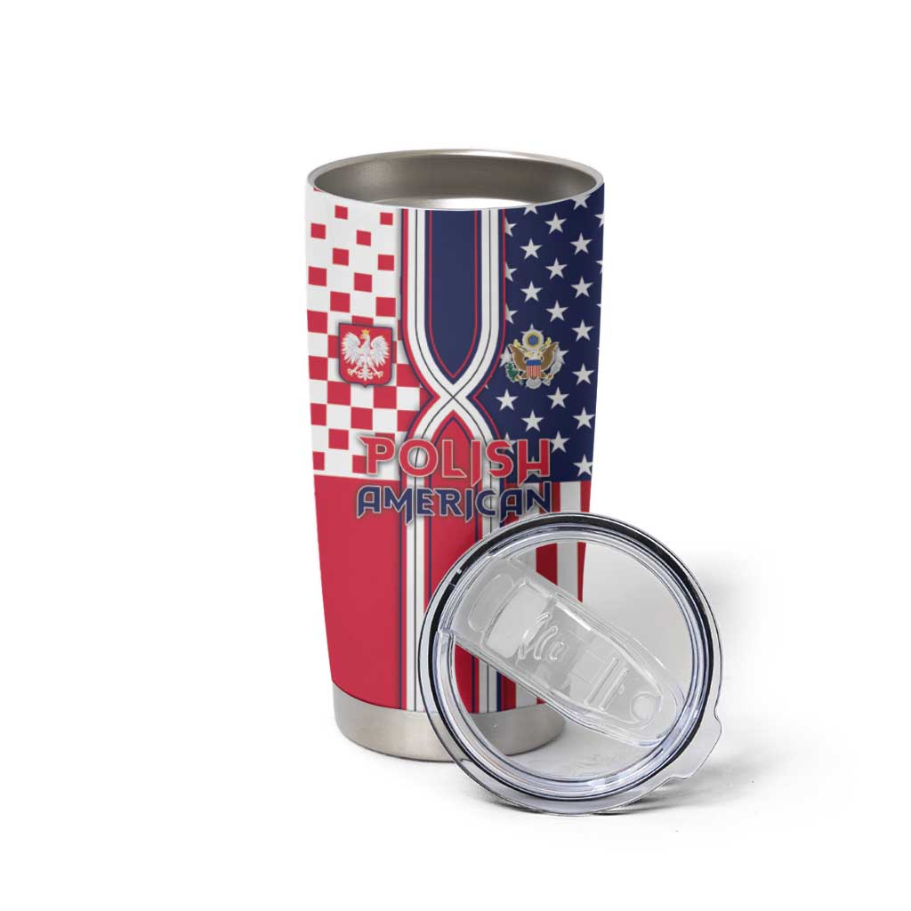 Personalized Polish American Heritage Month Tumbler Cup Unique Style - Wonder Print Shop