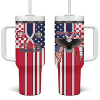Personalized Polish American Heritage Month Tumbler With Handle Unique Style - Wonder Print Shop