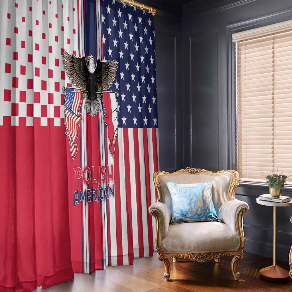 Polish American Heritage Month Window Curtain Unique Style - Wonder Print Shop